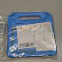 Fire HD 10 & Fire HD 10 Plus Tablet Case for Kids (13th/11th Generation, 2023/2021 Release), DJ&RPPQ Lightweight Shockproof Case Built-in Screen Protector with Handle Stand, Not fit iPad Samsung- Blue