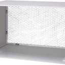 LG Stamped Aluminum Rear Grille for 26-Inch Wall Sleeve for Through-the-Wall Air Conditioners, Optional Accessory for AC Wall Sleeve, Durable Protection for Wall Mounted AC Unit, Silver Metallic