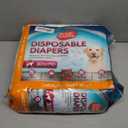 Simple Solution Disposable Dog Diapers, Female Dog Diapers, Puppy Potty Training, Incontinence and Heat Cycle Protection, Large Diapers for Dogs, 18-27 Inch Waist, 30 Count
