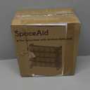 SpaceAid Spice Rack Organizer with 20 Spice Jars, 386 Spice Labels, Chalk Marker and Funnel Set for Cabinet, Countertop, Pantry, Cupboard or Door & Wall Mount - 20 Jars, 9.8" W 10.8H, Black