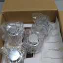 Artestia Butter Warmer for Seafood Set of 4, Ceramic Lobster Butter Warmers with 4 Pieces Tealight Candles for Melting Butter, Chocolate, with Handle, Dishwasher Safe, White