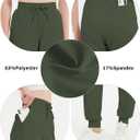 Idtswch 30"/32"/34"/36" Long Inseam Women Tall Sweatpants Extra Long Joggers Zipper Pockets Track Athletic Pants for Running (Green, L)