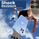 3 x ORIbox iPhone 12 Pro Max Case Clear Matte Translucent Soft Edges Lightweight Shock Absorption Crystal Design Anti-Fingerprint