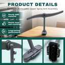 00745856 745856 Dishwasher Upper Spray Arm Assembly Fits for Thermador 00745856 Spray Arm Replace 3279216 AP5691325 EAP8737036 PS8737036 ABS12194 PD00029796