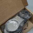 Magnetic Measuring Cups Set Stainless Steel Heavy Duty Metal Measuring Cups for Dry and Liquid Ingredients (black)