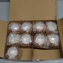 LAMORGIFT 9Pcs Burnt Orange Candle Holders- Mercury Glass Candle Holders for or Boho Wedding Centerpieces, Bridal Shower, Party Table Decor, Fall and Holiday Home Decoration