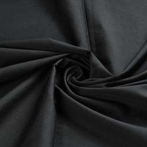 2 Yard Black Cotton Fabric by The Yard 57 Inch Wide 3.7 OZ Light Weight Broadcloth