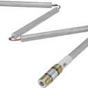 Eastman 42 Inch Flexible Aluminum/Zinc Anode Rod, 3 Inch Nipple, 60288