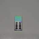 BTArtbox Press On Nails Almond - Dark Purple Short Press On Nails with Glue for Women, Opaque Soft Gel Glue On Nails in 16 Sizes - 32 Stick On Nails Kit, Storm Black