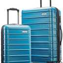 Samsonite Omni 2 Hardside Expandable Luggage with Spinner Wheels, 2-Piece Set (19/24), CARIBBEAN BLUE