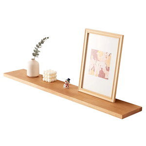 Rsuwiz Oak Floating Shelves for Wall Natural Wood Shelves, Wall Mounted Solid Wood Shelf Display Storage Rack for Living Room, Bedroom, Kitchen, Bathroom Decor (36 inches)