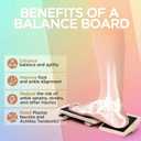 Ankle StrengthenerAnkle Balance BoardFoot Strengthener Trainer for Sprained AnkleBalance TrainingHome Gym Fitness Equipment