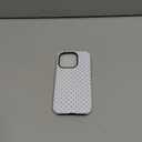 Jusy Compatible with MagSafe Polka Dot Case for iPhone 15 Pro, Cute Aesthetic Polka Dots Magnetic Phone Case, Soft TPU and Hard PC Protective Phone Cover for Women Girls (Matte) - White