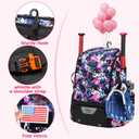 Softball Bag,Softball Bat Bag For Youth Adults,Baseball Bag with Fence Hook for TBall Bat & Equipment,Lightweight Baseball Bat Backpack with Shoe Compartment,Large Main Compartment for Helmet