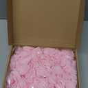 IPOPU Artificial Rose Flower Heads, 100pcs Real Looking Light Pink Foam Fake Roses for DIY Wedding Baby Shower Centerpieces Arrangements Party Tables Home Decorations (Light Pink, Stemless)