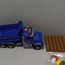 Friction Powered Dump Truck Toy for Kids with Lights & Sounds, Large Construction Vehicle for Boys Girls Ages 3 4 5 6 Years Old