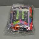 228 Pack Glow Neon Party Supplies Glow in The Dark Party Decorations BlackLight Party Tableware Set - Plates, Black Light Banners, Fluorescent Balloons, Graffiti Tablecloth, Garland, Napkins Serves 20