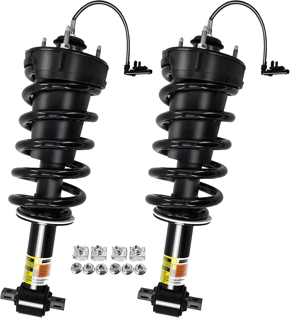 84176631 84977478 Front Struts Shock Absorber Assembly Z95 Compatible with Cadillac Escalade ESV, Fits for GMC Yukon XL Sierra 1500, Fits for Chevy Tahoe Suburban 2015-2020