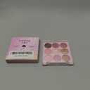k'apeine Eye Shadow Ice Cream Palette with Glitter Rose and Purple Shades, Waterproof Korean Makeup