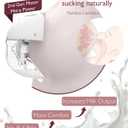 Momcozy M5 Hands-Free Wearable Breast Pump Without APP, Double-Sealed Flange for Baby-Like Comfort, 3 Modes & 9 Suction Levels, Portable Electric Pump 24mm, 2-Pack Quill Gray