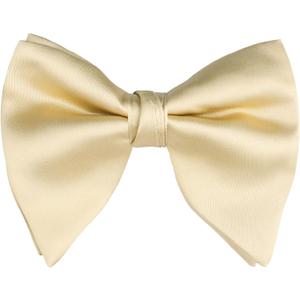 Alizeal Velvet Pre-tied Adjustable Bow Tie for Men Oversize Formal Solid Tuxedo Bowtie
