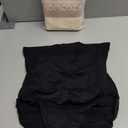 Momcozy Women's Maternity High Waist Underwear Pregnancy Soft Seamless Maternity Underwear Over Bump (Medium, Black,almond,oyster Pink-3pack)