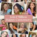 Lily England Detangler Brush & Comb Set - Lightweight Wide Tooth Detangling Tool for Women & Kids - Smooths Curly, Straight, Dry, Fine, & Thick Hair, Purple (Mermaid)