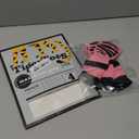 DOK TigerToes Premium Non-Slip Dog Socks for Hardwood Floors - Extra-Thick Grip That Works Even When Twisted - Prevents Licking, Slipping, and Great for Dog Paw Protection (Sassy Pink, Large)