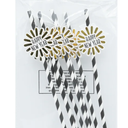 2 x New years paper straws