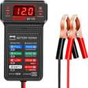 Car Battery Testers with LCD Display & LED Indicators,Battery Load Tester 12v Automotive,Universal Car Batteries Testers and Alternator Tester Cars Tools for 12v Vehicles