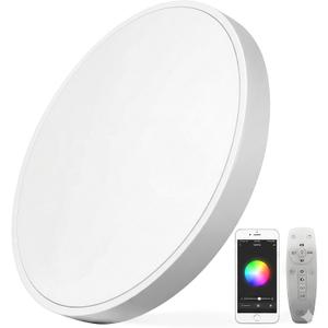 32 Inch LED Ceiling Light
Dimmable 3000K-6500K, Modern Flush Mount, 120V-220V, For Living Room Bedroom Dining Room
