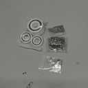 EUGOOCX Creative 3D Printed Jet Engine Model Components, Bearing and Screws Parts for Labs Creative Models (3D Printed Parts not Included), White