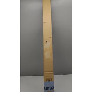 DEZ FURNISHINGS Cordless 1" Signature Mini Blind with Flexible Slats, 46" W x 48" H, Pearl White