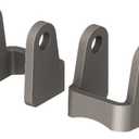 Universal Shock Mount, Lower, Perpendicular to Axle, Weld On