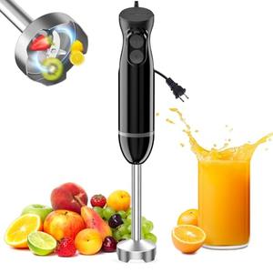 Bonsenkitchen Hand Blender, Immersion Blender with 2 Mixing Speed, Electric Handheld Mixer Portable Stick Mixer with Stainless Steel Blades for Soup, Smoothie, Puree, Baby Food