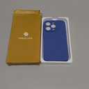 Miracase Designed for iPhone 14 Pro Case with Screen Protector, [Upgraded Camera Protection], Shockproof Liquid Silicone Rubber Phone Case Cover for 14 Pro 6.1 inch, Aqua Blue