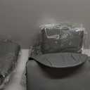 Priprilod Gray Leather Driver and Passenger Bottom & Top Lean Back Replacement Seat Cover Fit for Chevy Express GMC Savana 1500 2500 3500 2003 2004 2005 2006 2007 2008 2009 2010 2011 2012 2013 2014