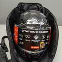 LS2 Helmets Citation II Carbon Full Face Motorcycle Helmet W/ SunShield (Gloss Carbon - Large)