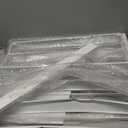 J JACKCUBE DESIGN White Wood Nail Polish Organizer with 6 Tier Shelves 100 Bottles Wall Mount Display Rack Makeup Essential Oil Bottles Holder Storage for Nail Salon Bedroom Dress Room - MK528C