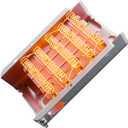 BlueStars 279838 W10724237 Dryer Heating Element - Compatible with Whirlpool Roper Amana Kenmore 70 80 Series Model 110 Dryer NED4655EW1 WED4815EW1 MEDC215EW1 RED4640YQ0 RED4440VQ1 REX4634KQ1