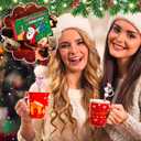 3D Advent Calendar 2025 Straw Covers Christmas 24 Days of Surprise with 10mm Straw Toppers Compatible with Stanley 30 Oz 40 Oz Tumbler Cup for Christmas Xmas Holiday Countdown Calendar Gift