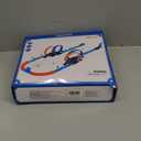 Toy Car Track Gift Set for Boys Kids Age 3-5 4-7 8-12, Long Race Tracks with 4 Action Loops and 4 High-Speed Slot Die-Cast Race Cars, 35+ Pieces Race Tracks to Create Multiple Configurations