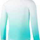 VAYAGER Boys Rash Guard Swim Shirt Long Sleeve for Kids Youth UPF+ 50 Sun Protection Rashguard Water Swimming Fishing Shirts, S 