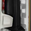 Driver Left Side Door Towing Mirror Black Back Cover Power and Heated Glass with Turn Signal Light and Puddle Light Manual Folding and Temperature Sensor For Ram 1500 2500 3500 2009-2018