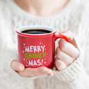 MAINEVENT Merry Grinchmas Christmas Mugs Coffee 11 Ounce, Grinch Mug, Merry Grinchmas Coffee Mugs Christmas, Muga Christmss Coffee Mugs