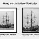 2 x PEALSN 9x12 Picture Frame, Display Pictures 6 x 8 with Mat or 9 x 12 Without Mat for Wall Mounting Display, Photo Frames, Black