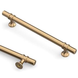 Asidrama 10 Pack 6.3 Inch(160mm) Champagne Bronze Kitchen Cabinet Handles, Cabinet Pulls Kitchen Cabinet Hardware Cupboard Handles Drawer Pulls