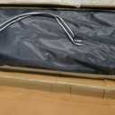 Slendor Toddle Cot, Toddler Portable Bed w/Cartoon Handrail, Blanket (5ft x 4ft), Folding Toddler Cots for Camping, Travel Bed, Extra Long Cot Length 56", Support 330 Lbs, Black