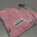 ABRRLO Winter Warm Dog Jacket for Medium Dogs Cat Cold Weather Coats with Harness Paded Dogs Fleece Vest Waterproof Windproof Dog Snow Jacket Pet Puppy Clothes (Pink,M)