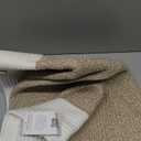 OrganiHaus Large Woven Storage Basket for Blankets and Toys 20" x 13" Inch, Rope Laundry Basket with Handles, Cushions & Pillows Storage Bin, Nursery Hamper, Soft Round Dog Toy Bin - Brown/Off-White (Wide)